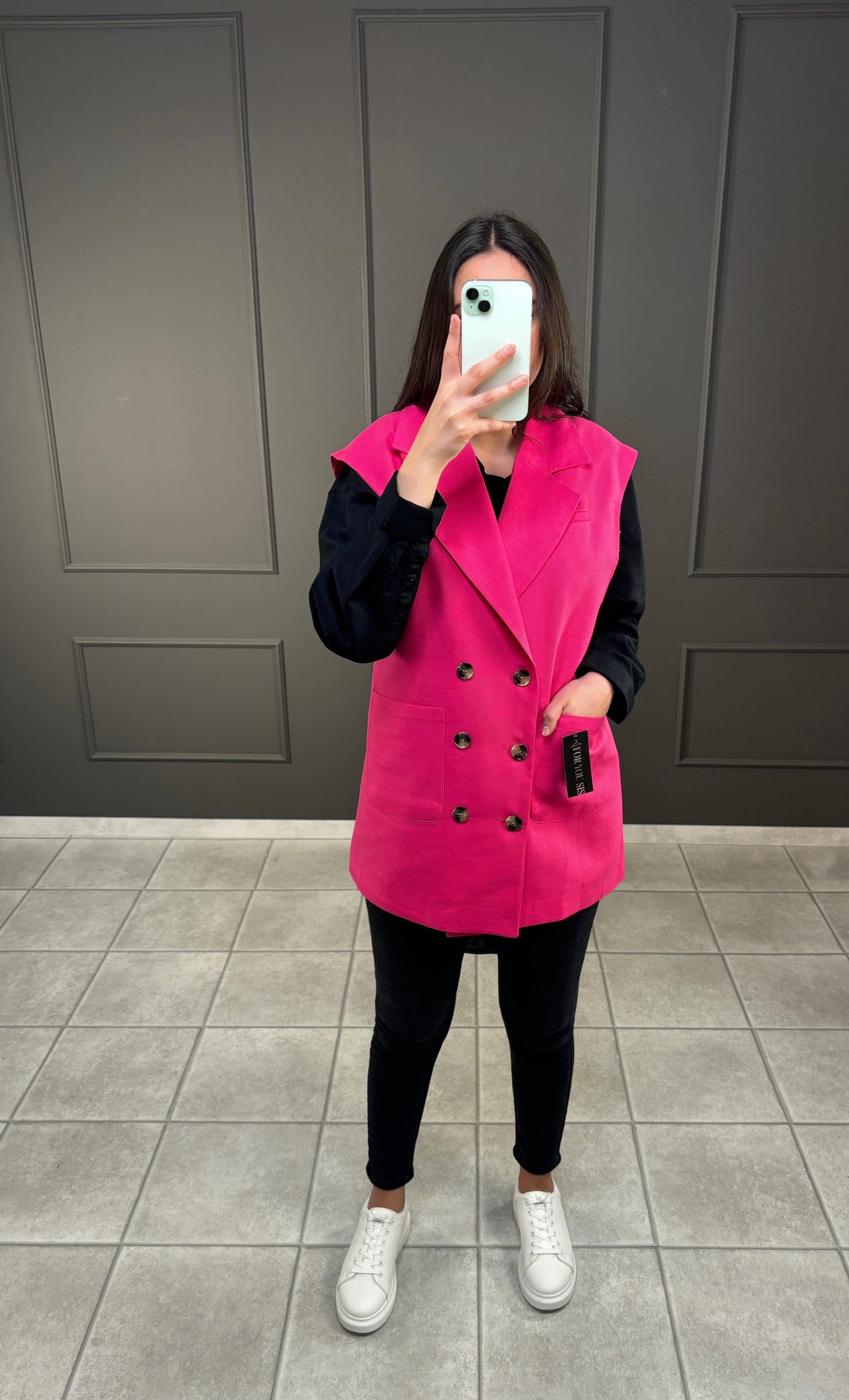 Ärmelloser Blazer
