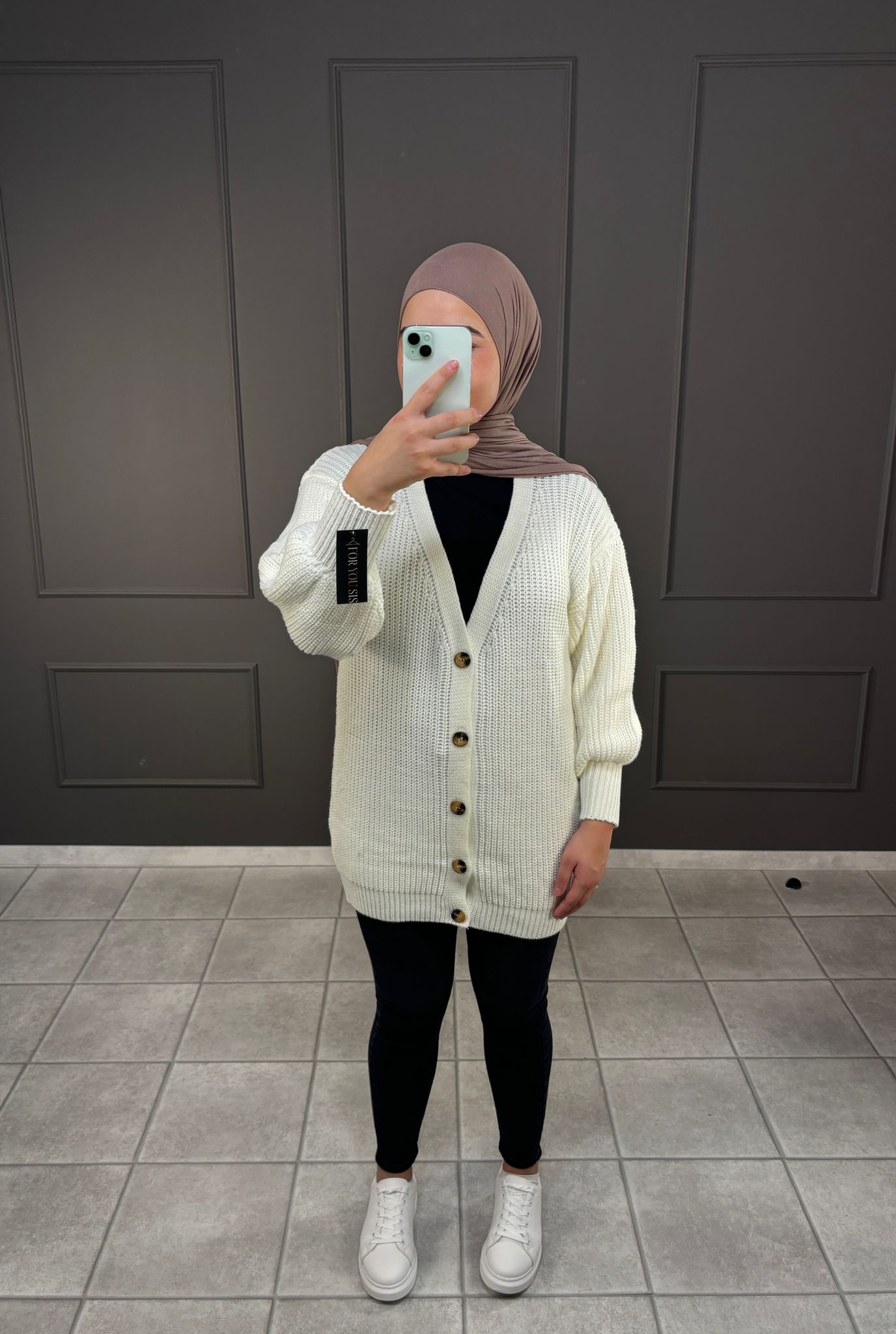 Cardigan ohne Muster