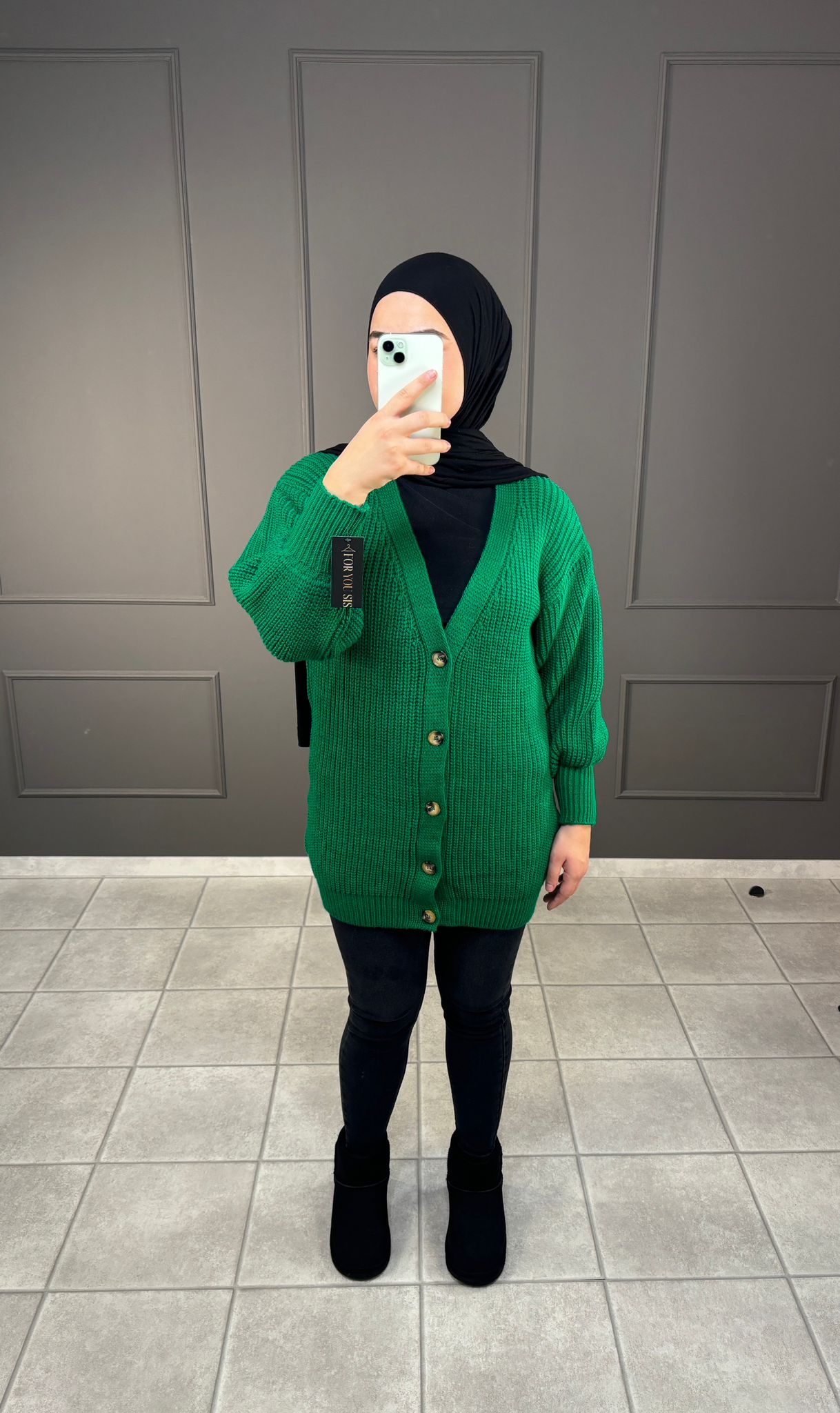 Cardigan ohne Muster