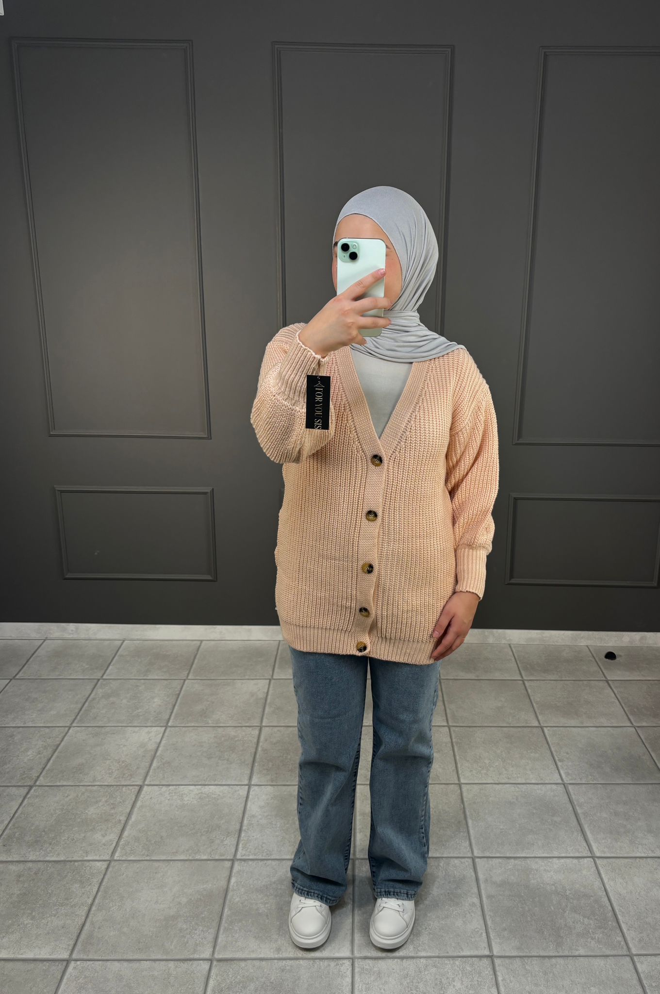 Cardigan ohne Muster