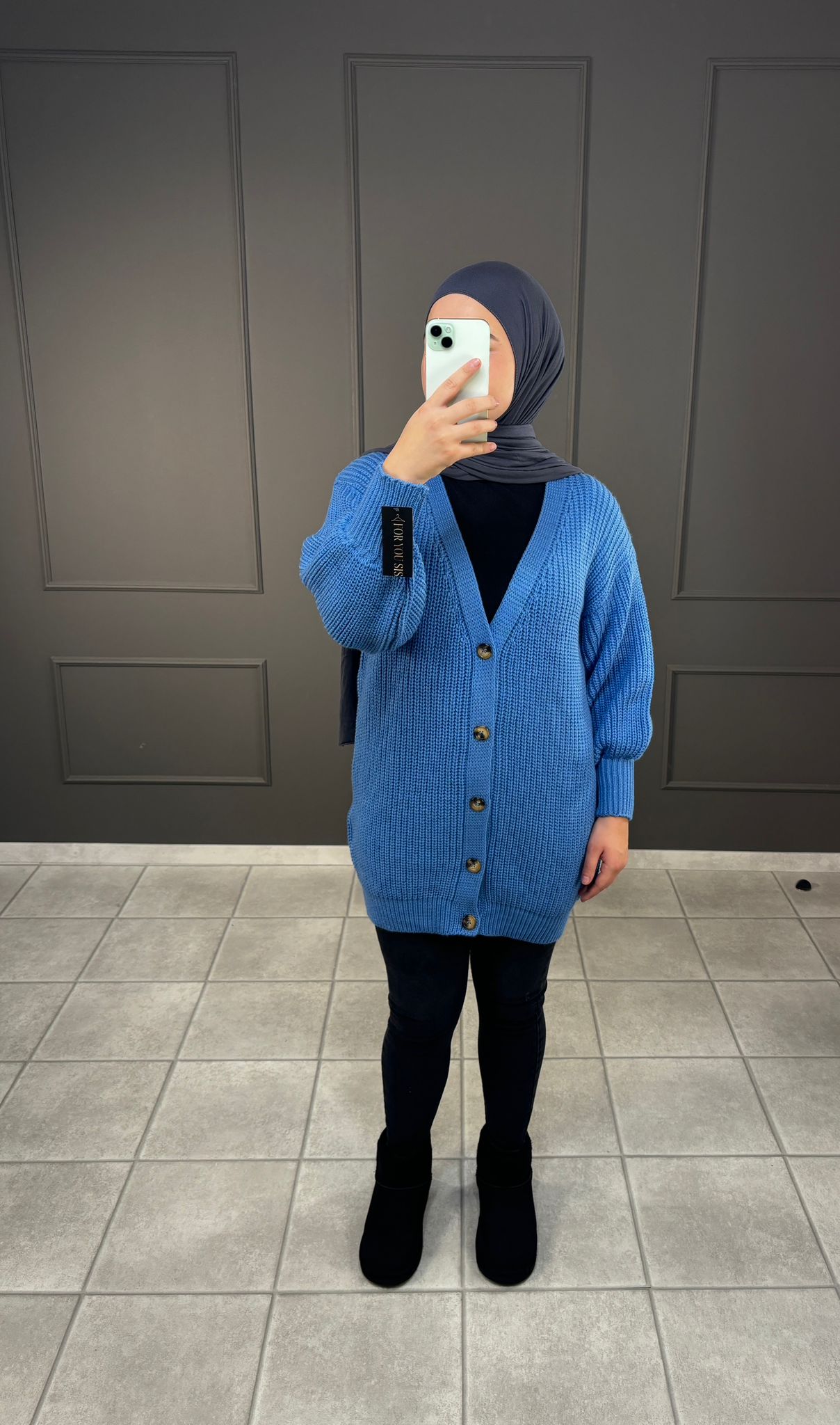 Cardigan ohne Muster